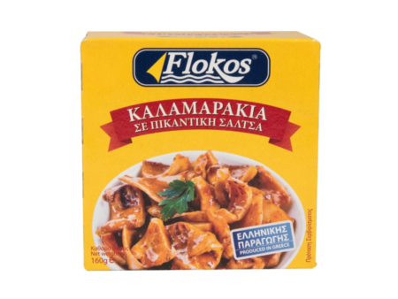 Greckie kalmary w puszce w pikantnym sosie FLOKOS
